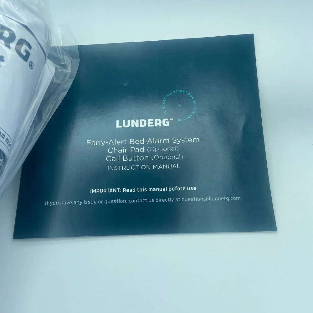 Lunderg Early-Alert Bed Alarm System with Wireless Bed Sensor Pad and Monitor